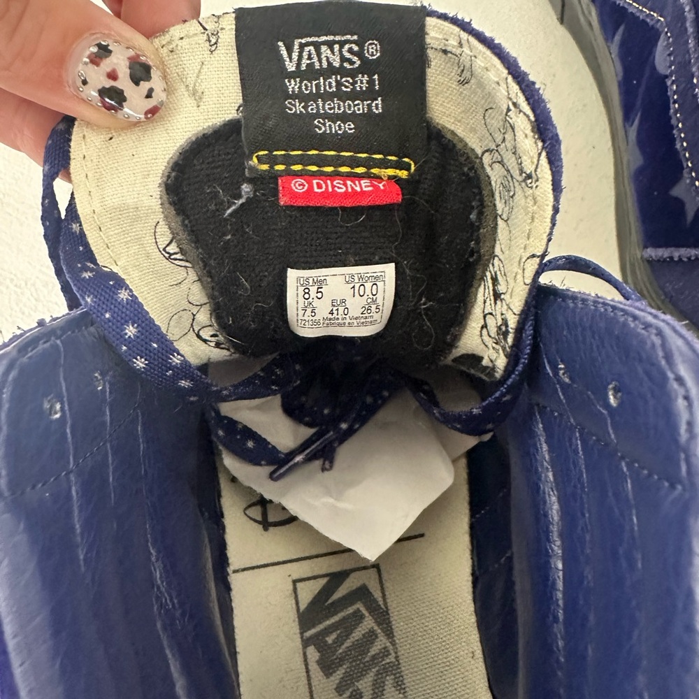 Rare Disney x Vans Sk8-Hi “Sorcerer’s Apprentice” Size 8.5 Men / 10 Women - Picture 7 of 8